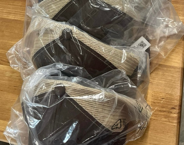 Hat- Brown and Tan Mesh Logo