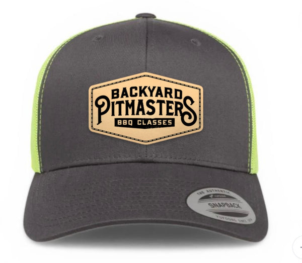 Leather Patch Logo Trucker Hat
