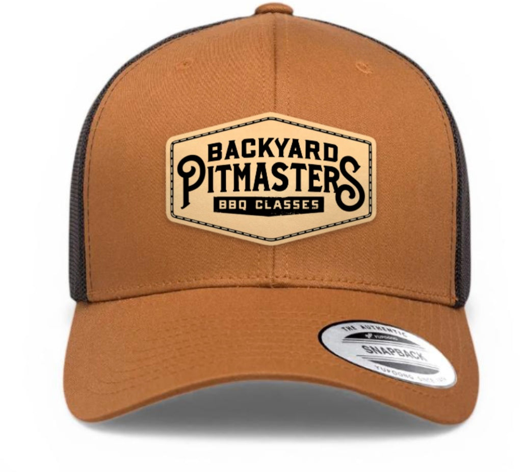 Leather Patch Logo Trucker Hat
