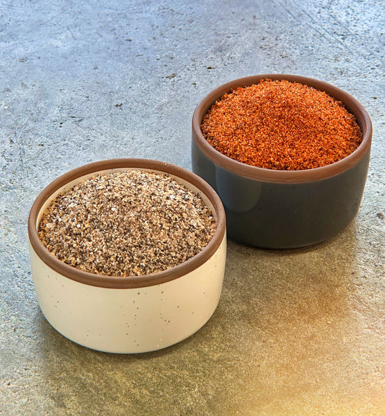 Enjoy both our Graudate All-Purpose Spice Mix and our Texas-Style Alumni Blend